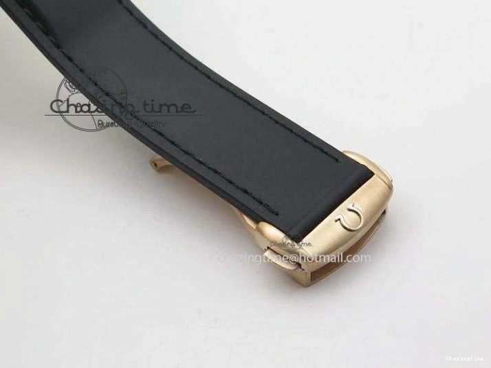0108 Bright Planet Ocean Professional Rose Gold Liquid Metal V6F 45mm on Black Rubber Strap A 8287